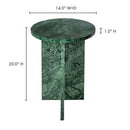 Hospitality furniture - Round Marble Modern Accent Table - www.oroatrade.com