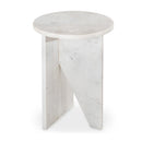 Hospitality furniture - Round Marble Modern Accent Table - www.oroatrade.com