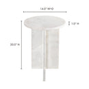 Hospitality furniture - Round Marble Modern Accent Table - www.oroatrade.com