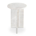 Hospitality furniture - Round Marble Modern Accent Table - www.oroatrade.com