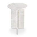 Hospitality furniture - Round Marble Modern Accent Table - www.oroatrade.com