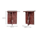 Hospitality furniture - Marble Square Accent Table - www.oroatrade.com