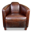 Brown Leather Club Chair | Novi Living Salzburg