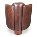 Brown Leather Club Chair | Novi Living Salzburg