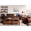 Brown Leather Club Chair | Novi Living Salzburg