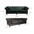 Modern European furniture - Tufted Chesterfield Leather Sofa - www.oroa.com