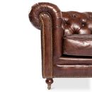 Modern European furniture - Tufted Chesterfield Leather Sofa - www.oroa.com