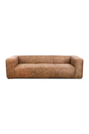 Hospitality furniture - Brown Leather Sofa - www.oroatrade.com