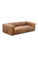 Hospitality furniture - Brown Leather Sofa - www.oroatrade.com