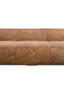 Hospitality furniture - Brown Leather Sofa - www.oroatrade.com
