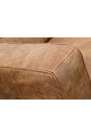 Hospitality furniture - Brown Leather Sofa - www.oroatrade.com