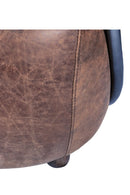 Hospitality furniture - Brown Leather Club Chair - www.oroatrade.com