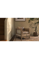 Hospitality furniture - Brown Leather Studded Club Chair - www.oroatrade.com