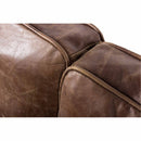 Brown Leather Rustic Sofa | Novi Living Darlington