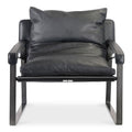 Hospitality furniture - Leather Modern Classic Accent Chair - www.oroatrade.com