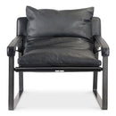Hospitality furniture - Leather Modern Classic Accent Chair - www.oroatrade.com