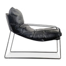 Hospitality furniture - Leather Modern Classic Accent Chair - www.oroatrade.com