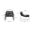 Hospitality furniture - Leather Modern Classic Accent Chair - www.oroatrade.com