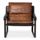 Hospitality furniture - Leather Modern Classic Accent Chair - www.oroatrade.com