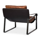 Hospitality furniture - Leather Modern Classic Accent Chair - www.oroatrade.com