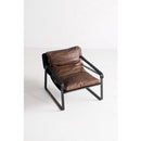 Hospitality furniture - Leather Modern Classic Accent Chair - www.oroatrade.com