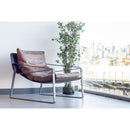 Hospitality furniture - Leather Modern Classic Accent Chair - www.oroatrade.com