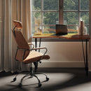 Hospitality furniture - Adjustable Leather Office Chair - www.oroatrade.com
