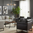 Hospitality furniture - Leather Cantilevered Club Chair - www.oroatrade.com