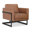 Hospitality furniture - Leather Cantilevered Club Chair - www.oroatrade.com