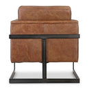 Hospitality furniture - Leather Cantilevered Club Chair - www.oroatrade.com