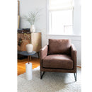Hospitality furniture - Leather Cantilevered Club Chair - www.oroatrade.com