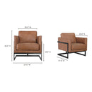 Hospitality furniture - Leather Cantilevered Club Chair - www.oroatrade.com