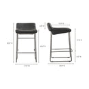 Hospitality furniture - Leather Backless Counter Stools (2) - www.oroatrade.com