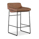 Hospitality furniture - Leather Backless Counter Stools (2) - www.oroatrade.com