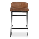 Hospitality furniture - Leather Backless Counter Stools (2) - www.oroatrade.com