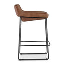 Hospitality furniture - Leather Backless Counter Stools (2) - www.oroatrade.com