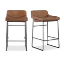 Hospitality furniture - Leather Backless Counter Stools (2) - www.oroatrade.com