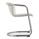 Cantilevered Dining Chair Set (2) | Novi Living Freeman | Oroa.com