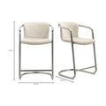 Cantilevered Counter Stool Set (2) | Novi Living Freeman | Oroa.com