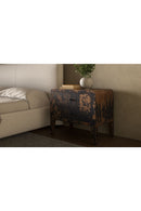 Hospitality furniture - Distressed Black 2-Drawer Nightstand - www.oroatrade.com