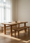 Scandinavian Style Oak Dining Table | Novi Living Anders | Oroa.com