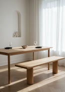 Scandinavian Style Oak Dining Bench | Novi Living Anders | Oroa.com