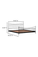 Hospitality furniture - Black Iron Bed - www.oroatrade.com