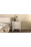 Hospitality furniture - Whitewashed 2-Drawer Nightstand - www.oroatrade.com