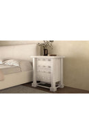 Hospitality furniture - Whitewashed 2-Drawer Nightstand - www.oroatrade.com