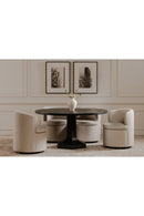 Hospitality furniture - Black Round Dining Table - www.oroatrade.com