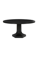 Hospitality furniture - Black Round Dining Table - www.oroatrade.com
