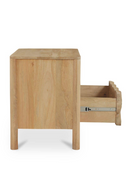 2-Drawer Mango Wood Nightstand | Novi Living Fulton | Oroatrade.com