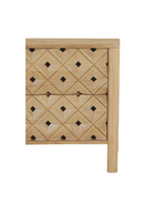 2-Drawer Mango Wood Nightstand | Novi Living Fulton | Oroa.com