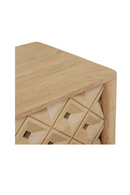 2-Drawer Mango Wood Nightstand | Novi Living Fulton | Oroatrade.com